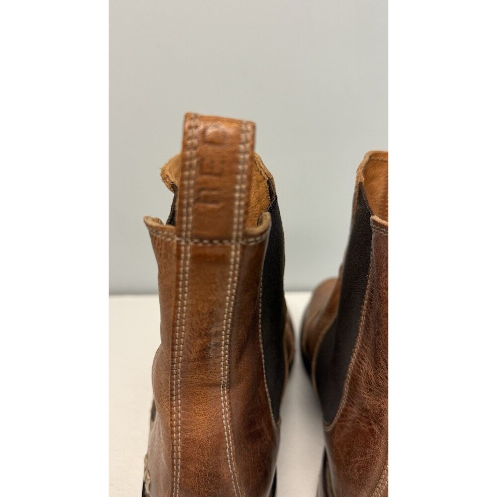 BED|STÜ Brown Leather Chelsea Boots | Size 8 - Picture 6 of 10